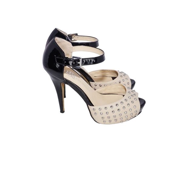Rock & Republic Kurt Studded Two Tone Platform Pumps, Size 8 - Picture 8 of 13